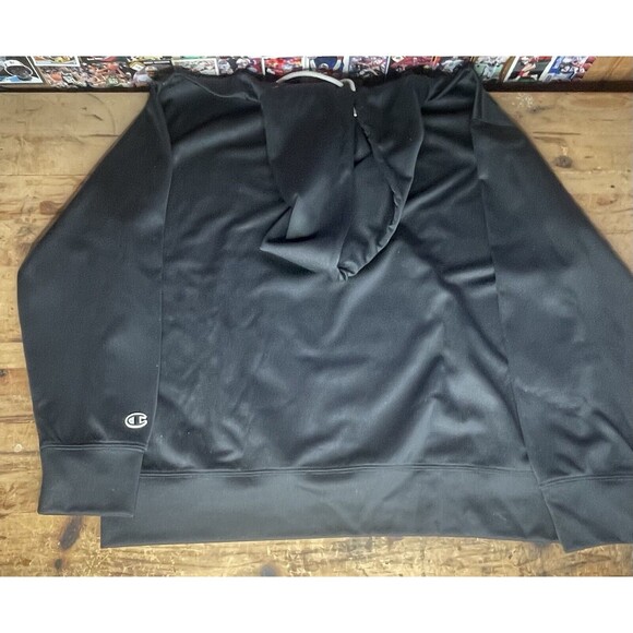 Champion x Todd Snyder Hoodie Mens Lrg Black Sweatshirt Blank Midweight Pullover - Picture 4 of 6